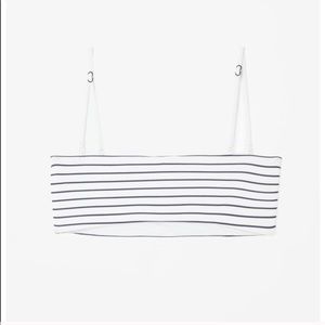 Cos Striped Bikini Top